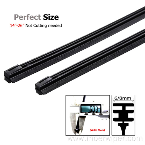 Refresh wiper refill rubber 8MM replacement
